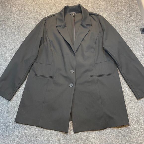torrid Jackets & Blazers - Torrid Black Womens 3XL Work Business Blazer Jacket Classic